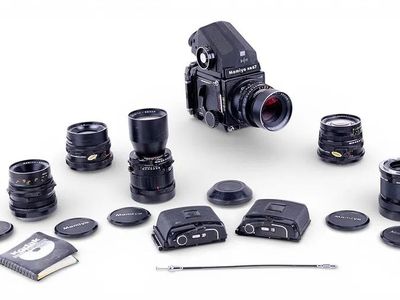 Mamiya RB67 Pro S Medium Format Camera / 5 Lenses