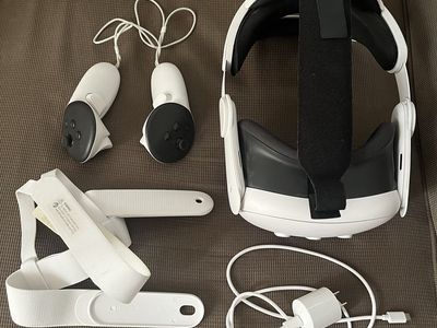 Meta Quest 3 VR Headset with Controllers, Charging Cable & Accessories