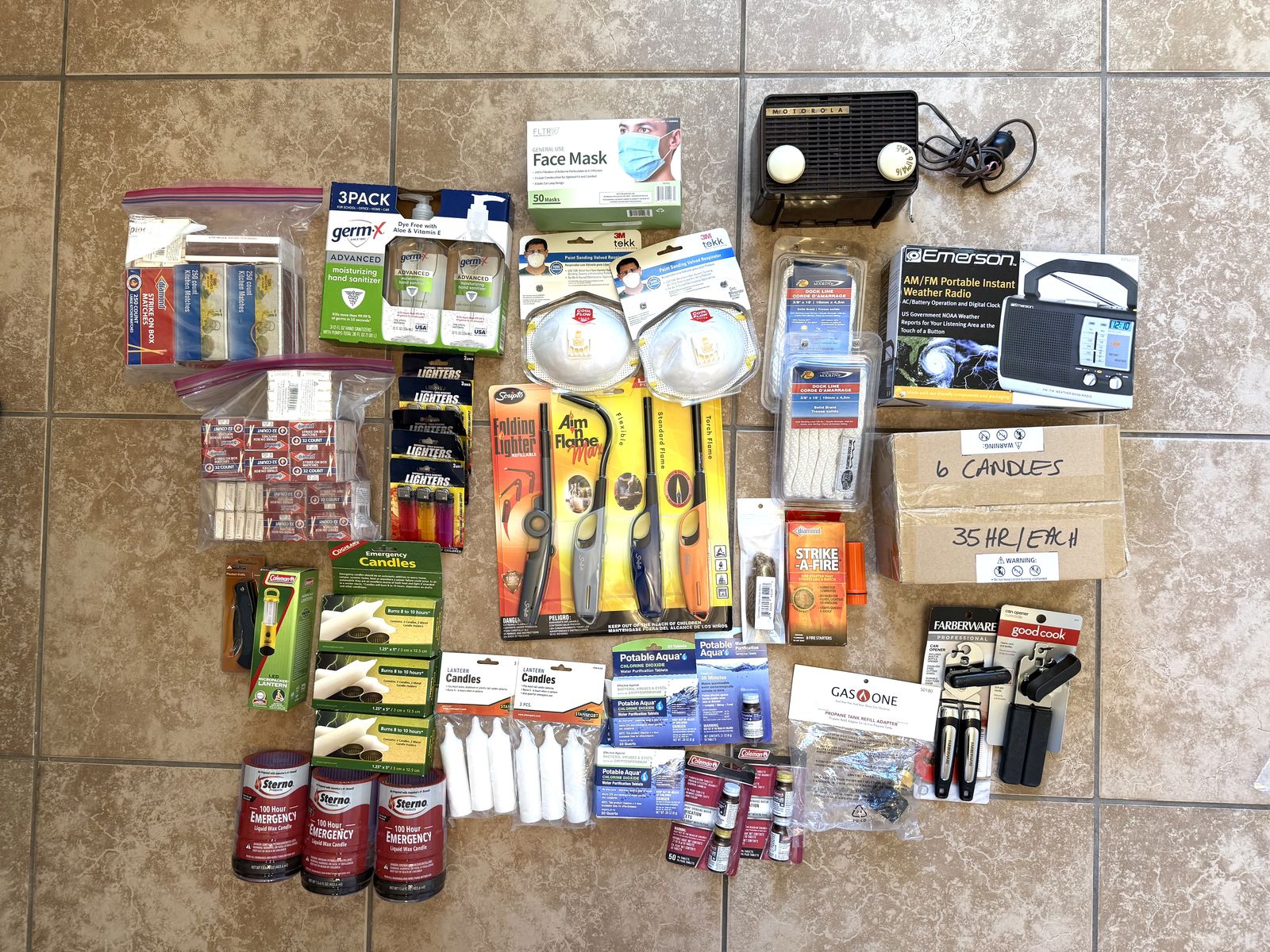 Emergency Supplies Go Box