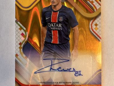 2025 Topps Finest Joao Neves Auto Gold /50