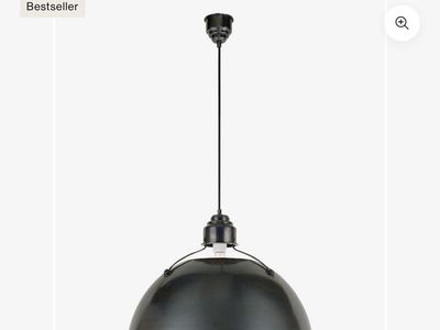 Mcgee & co Large Eugene Pendant In Bronze (black)