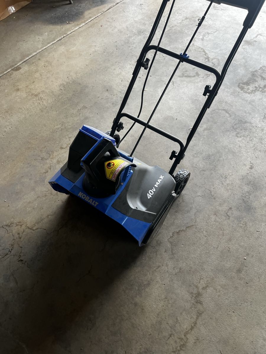 Kobalt 40V Max Cordless Electric Snow Shovel - Battery-Powered Snow Blower