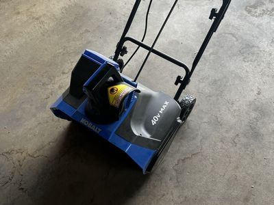 Kobalt 40V Max Cordless Electric Snow Shovel - Battery-Powered Snow Blower