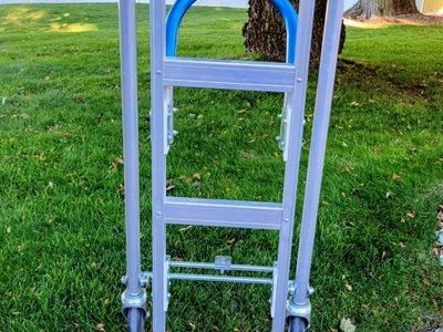 HEAVY DUTY DOLLY HAND TRUCK CONVERTIBLE PLATFORM CART 770 LBS LOADING CAPACITY MOVING APPLIANCE