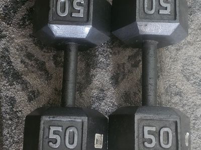 50 pound dumbbells