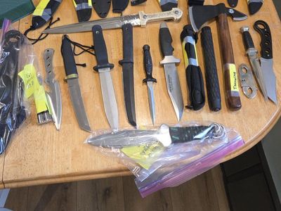 Tactital/ Knives $400 obo