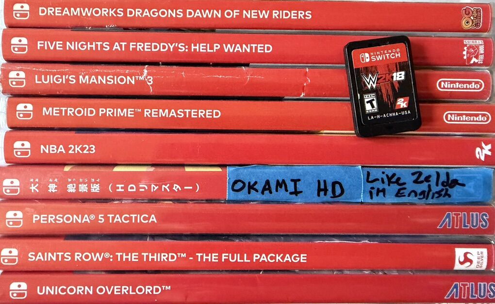 Nintendo SWITCH GAME. Or add a SYSTEM CONSOLE JOYCON CONTROLLER DOCK Power USBC - ZELDA MARIO KART MINECRAFT POKEMON