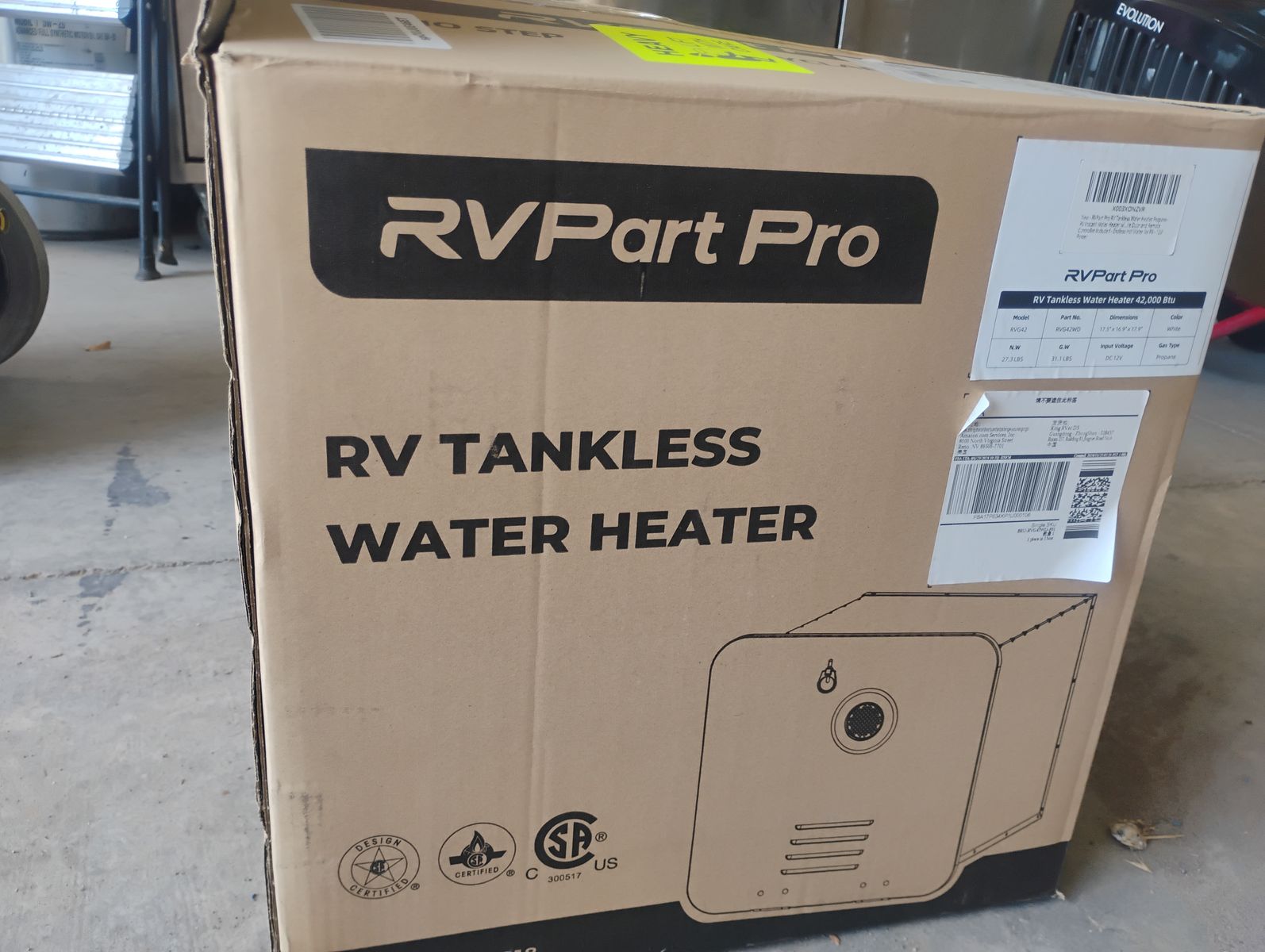 RV Tankless Water Heater