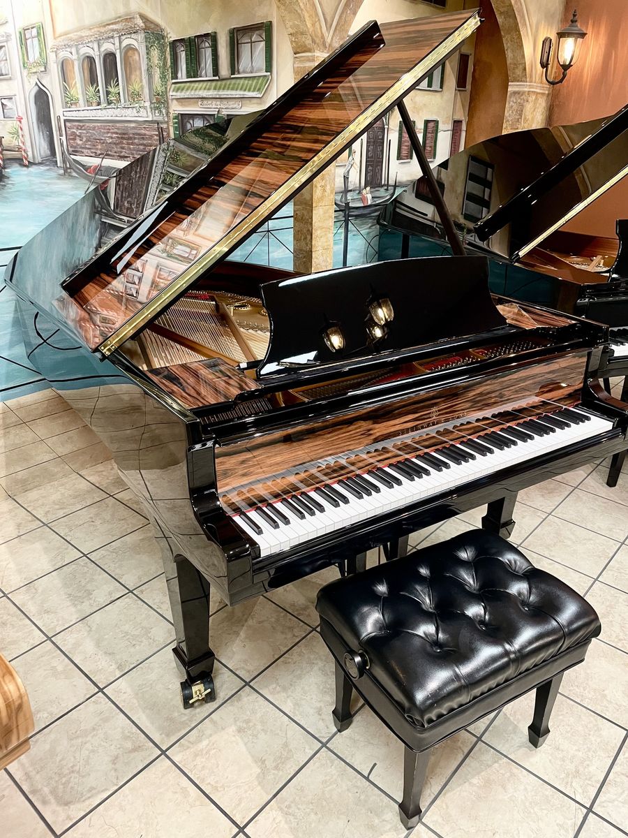 Restored Model A Steinway - Duet style Macassar Ebony