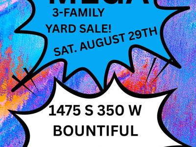 Gigantic & Awesome 3-Family Yard Sale!