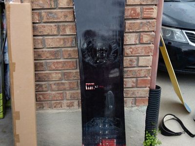 K2 Fuse Snowboard - Black & Red Graphic