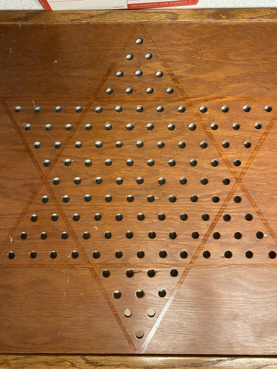 Vintage Chinese Checkers board