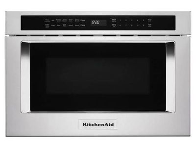 KitchenAid KMCD304GS 24" 1.2 cu. ft. Stainless Steel Built-In Microwave Drawer