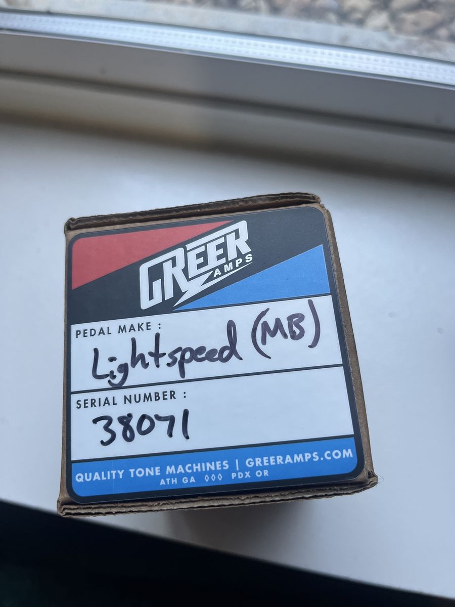 Greer Lightspeed pedal