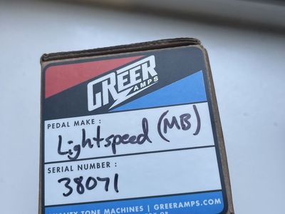 Greer Lightspeed pedal