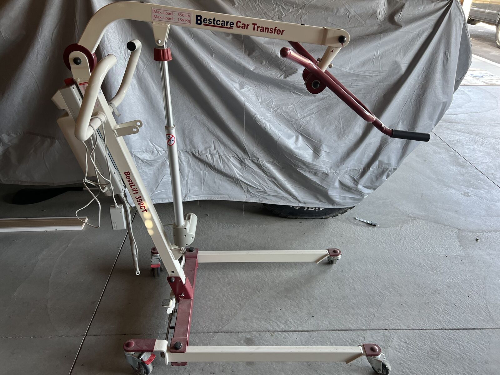 Battery Operated Patient Car Transfer Hoist