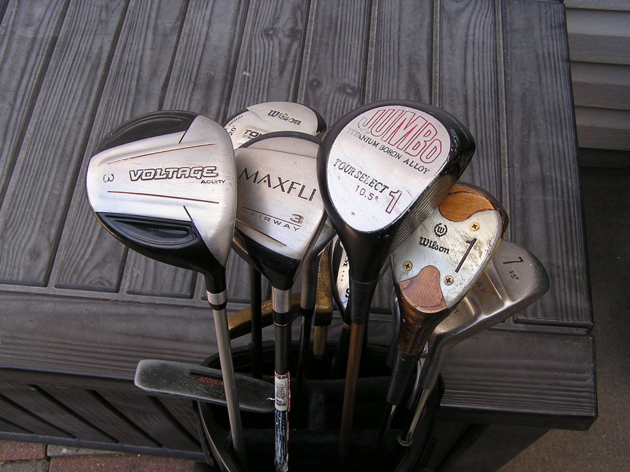 Clubs and Bag
