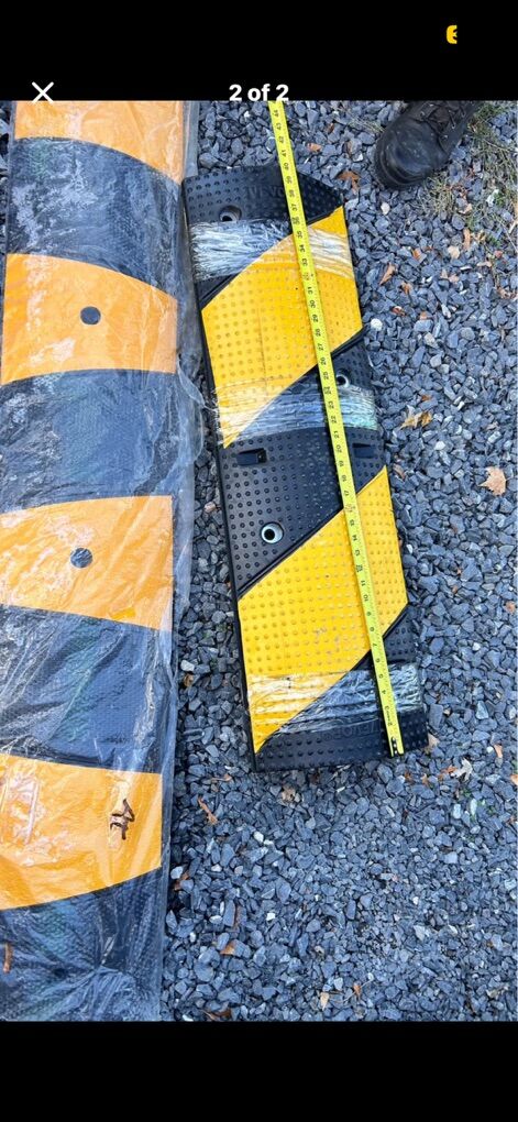 new rubber speed bumps