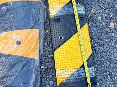 new rubber speed bumps