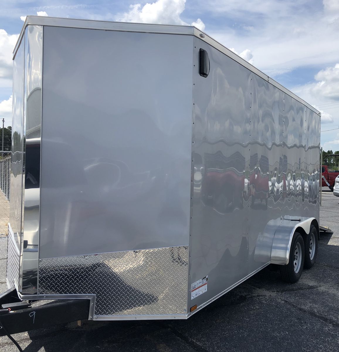 7 x 16 Spartan V-Nose Enclosed Cargo Trailer