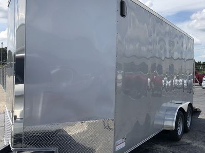 7 x 16 Spartan V-Nose Enclosed Cargo Trailer