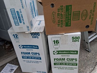 foam cups