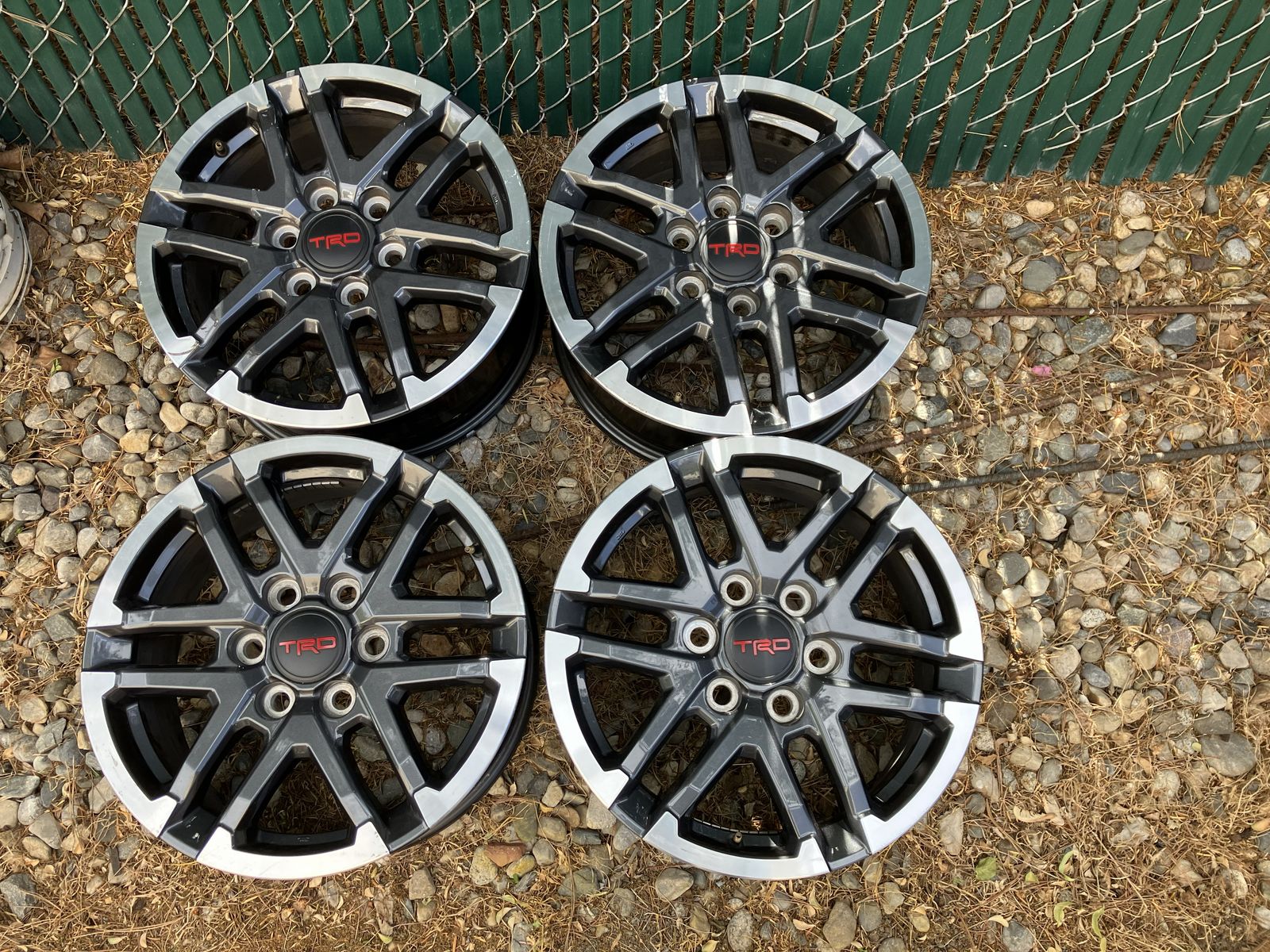 18" Toyota TRD wheels and or tires.