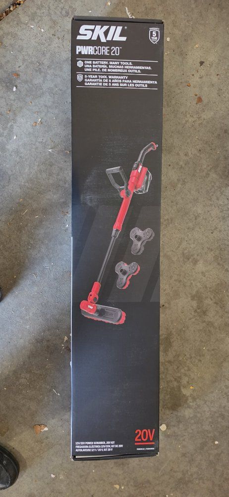 SKIL PWRCORE 20V Cordless Power Scrubber Kit - New in Box