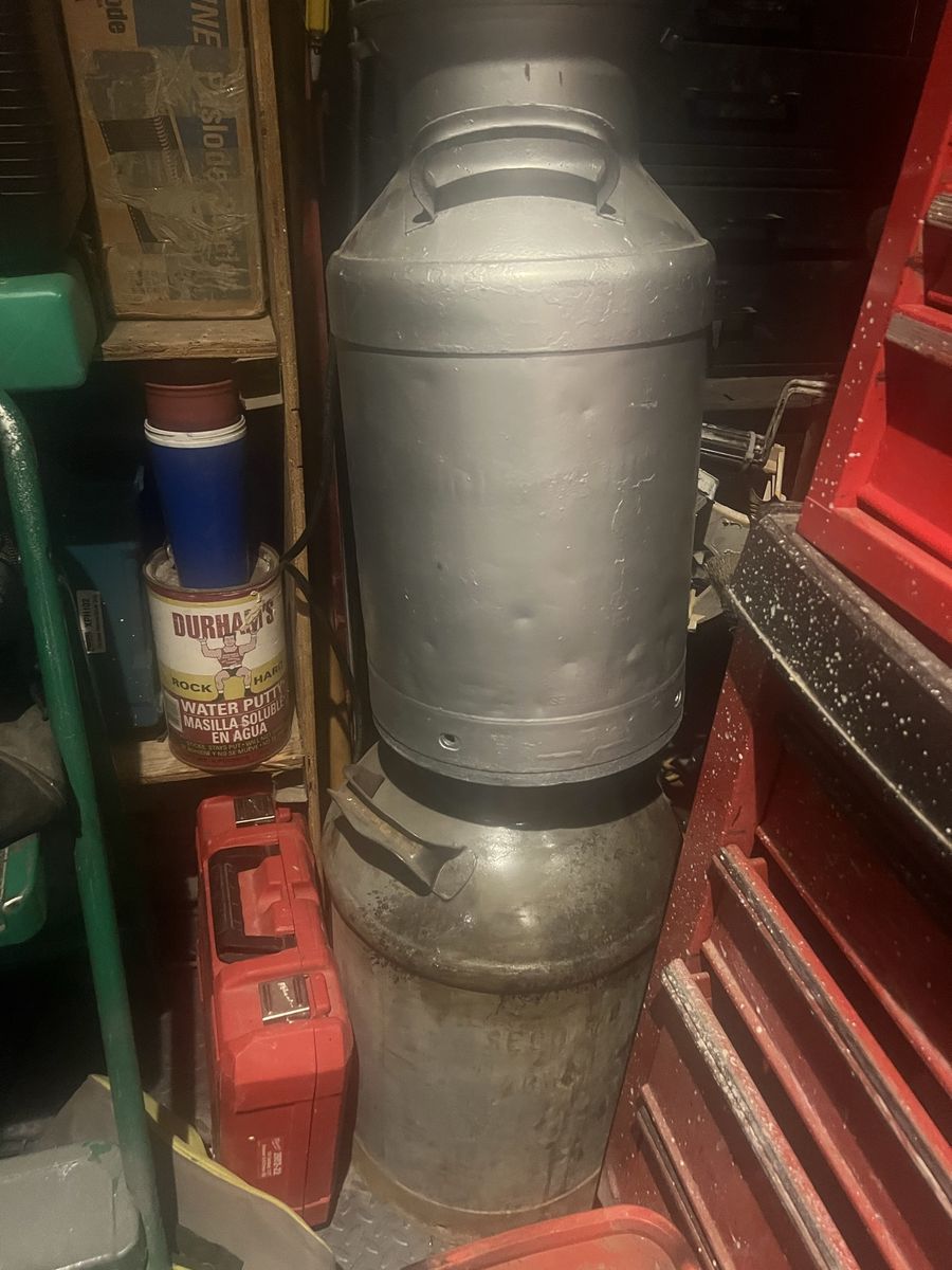 Old milk cans