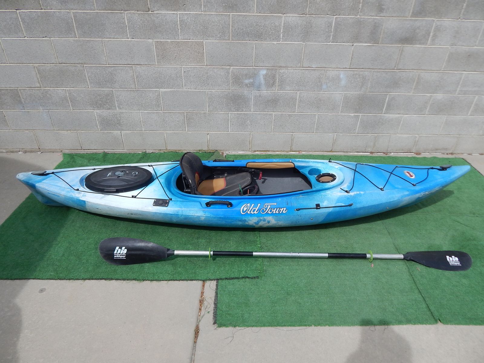 Old Town Dirigo 106 Kayak and Dolly