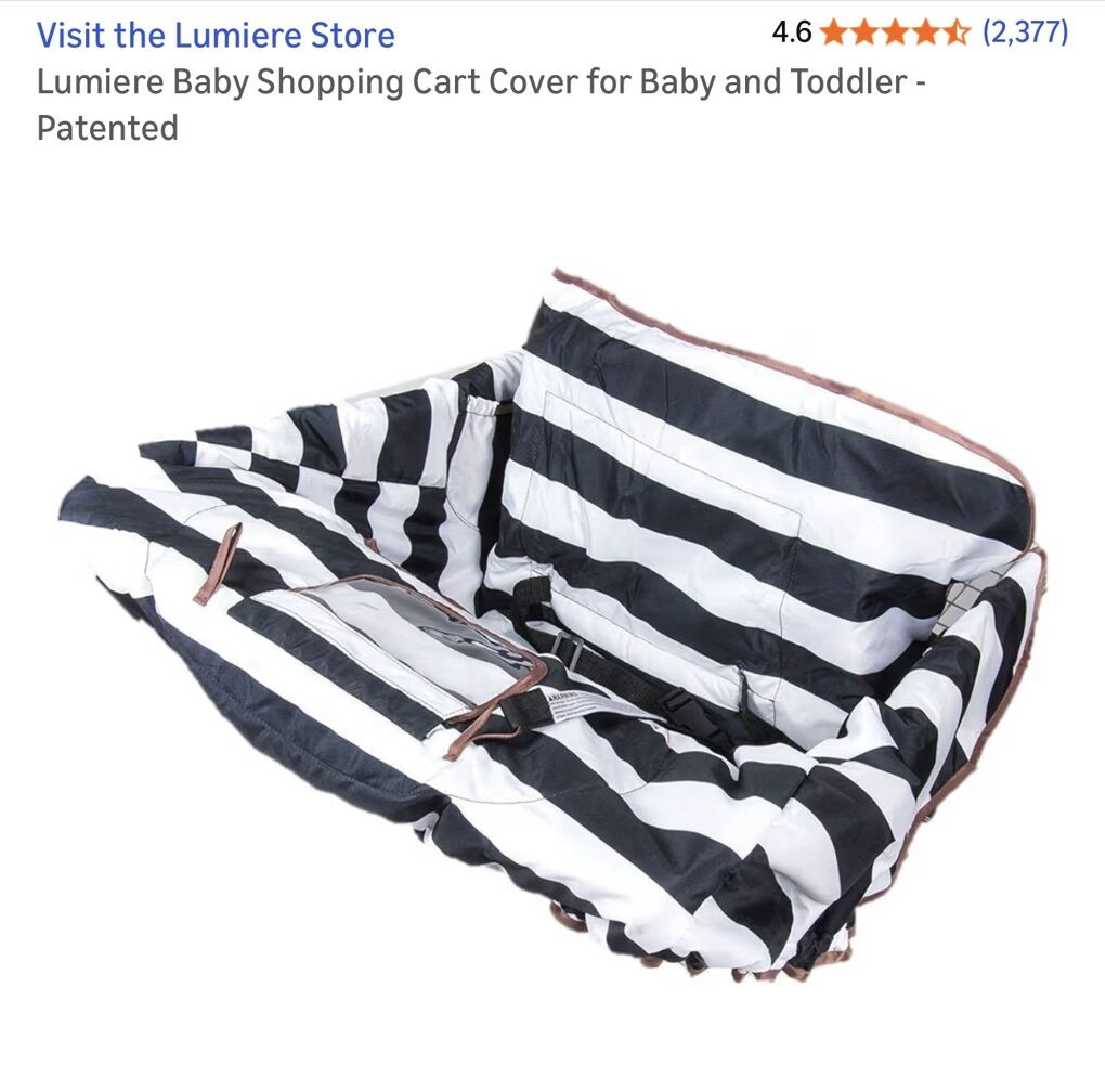 Lumiere Baby shopping Cart Cover