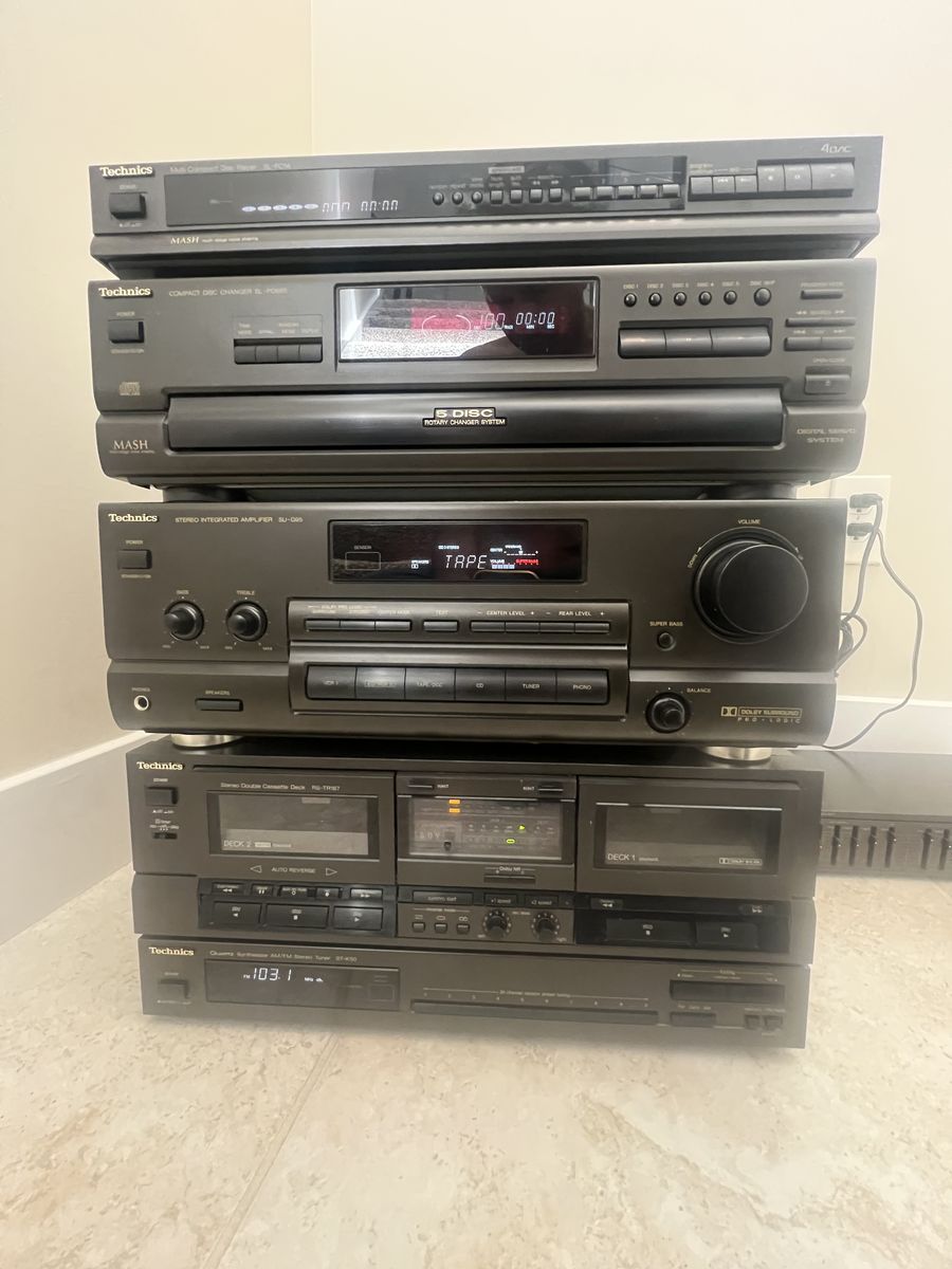 Technics stereo rack system