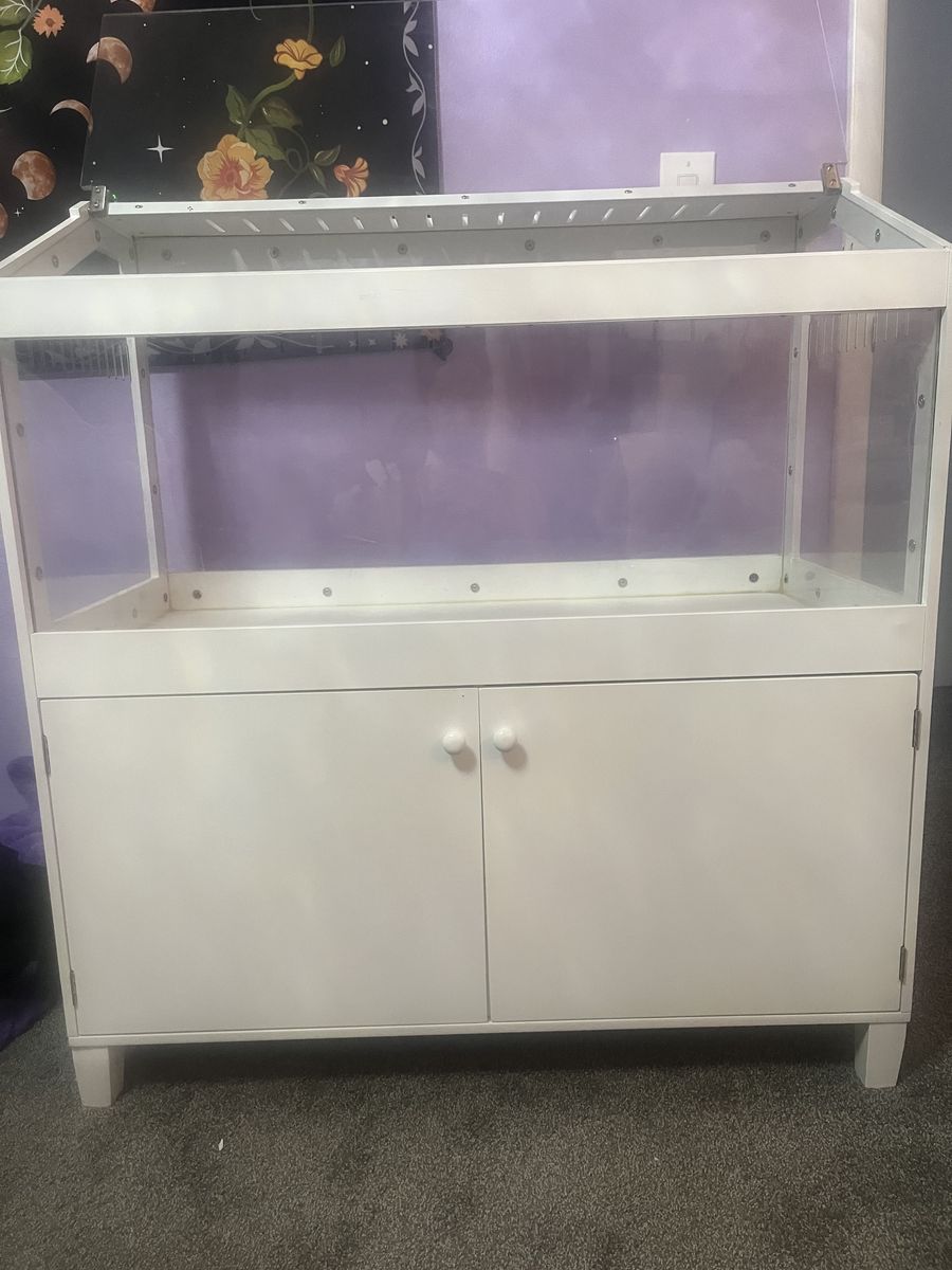 Hamster Cage with Acrylic Panels and Storage, 39.5 x 19.7 Inch