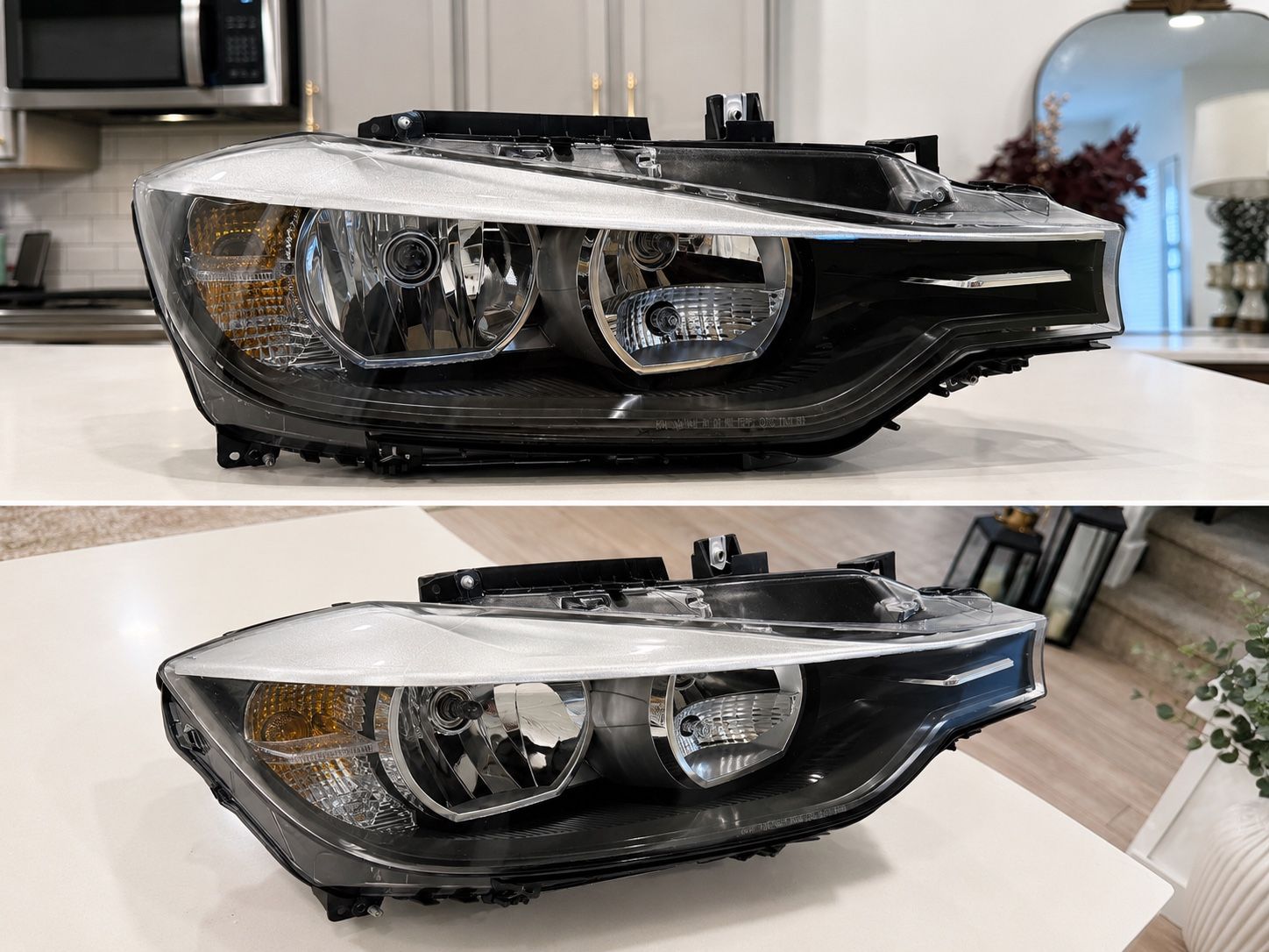 Right Passenger Halogen Headlight Assembly for 2012-2015 BMW 3 Series F30 F31 320i 328i 335i