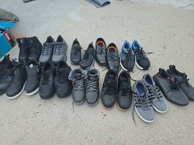 Men's Mixed Brand Shoes - Keen & Skechers Most steel toe .