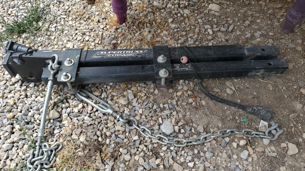 Torklift SuperTruss Receiver Hitch Extension with Chains & Wiring