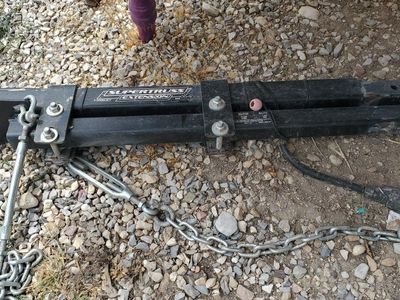 Torklift SuperTruss Receiver Hitch Extension with Chains & Wiring