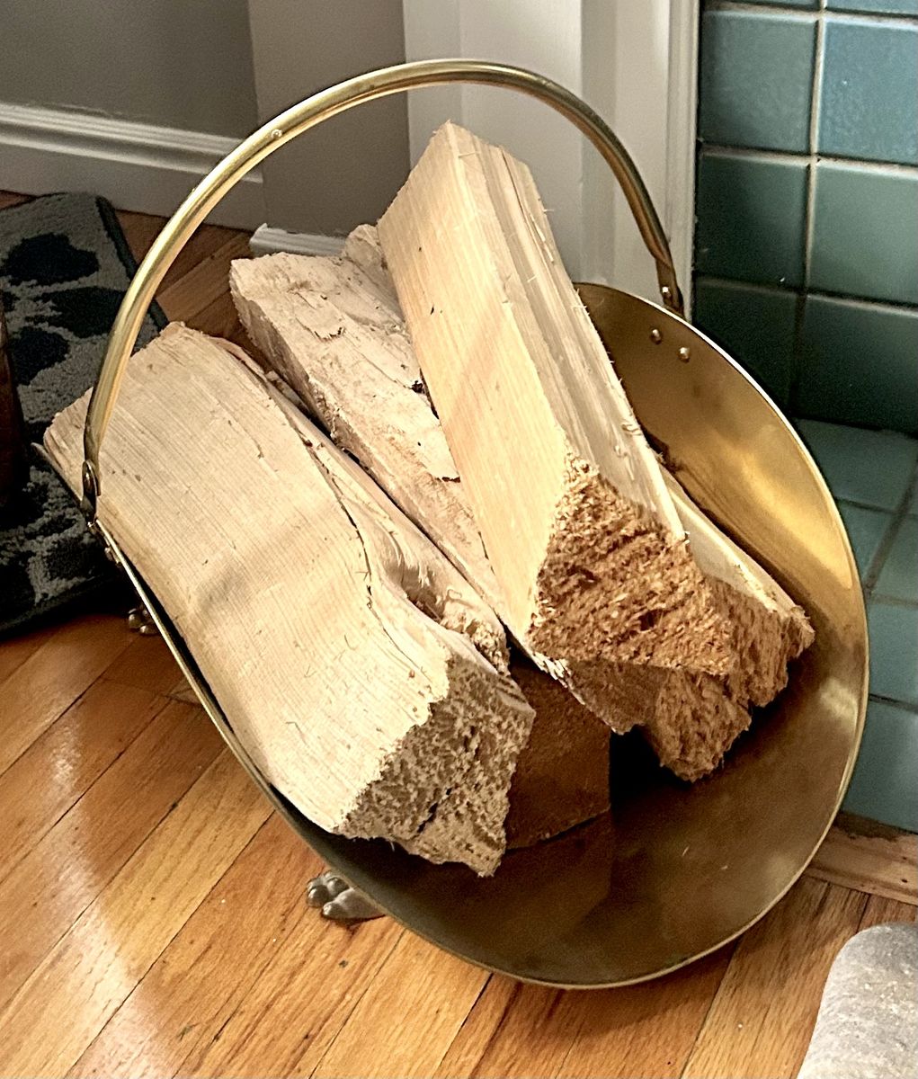 Regency Brass Firewood Holder