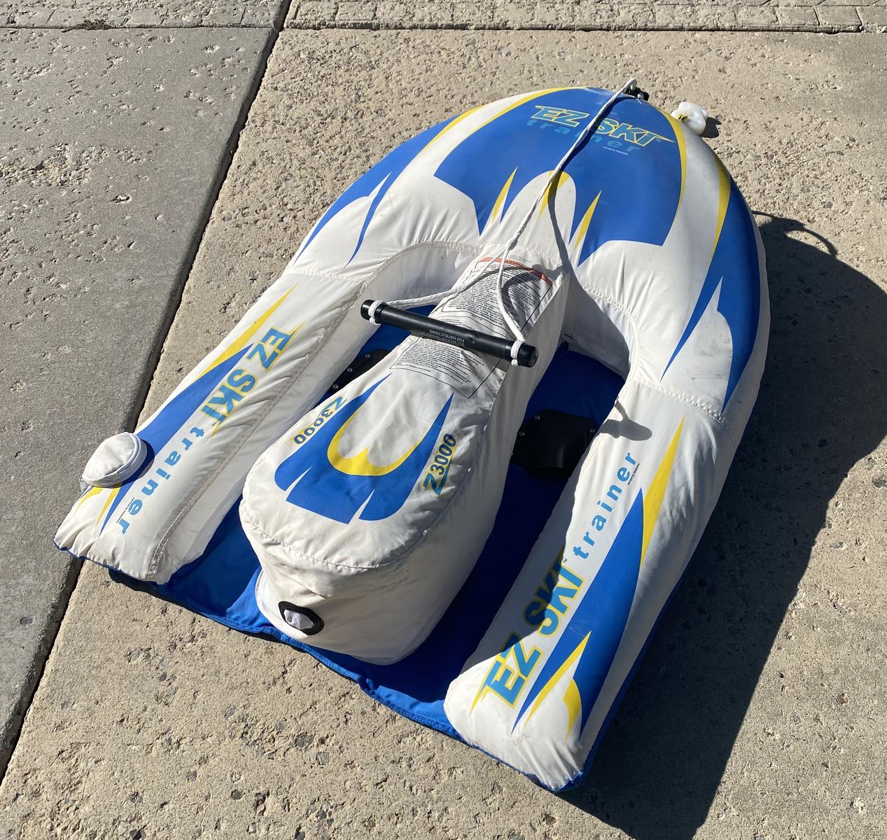 Z 3000, Inflatable EZ Towable Ski Trainer, 12 Volt Rapid Inflator Included