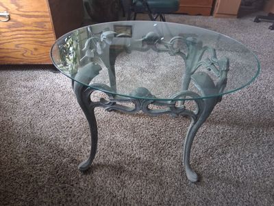 glass table
