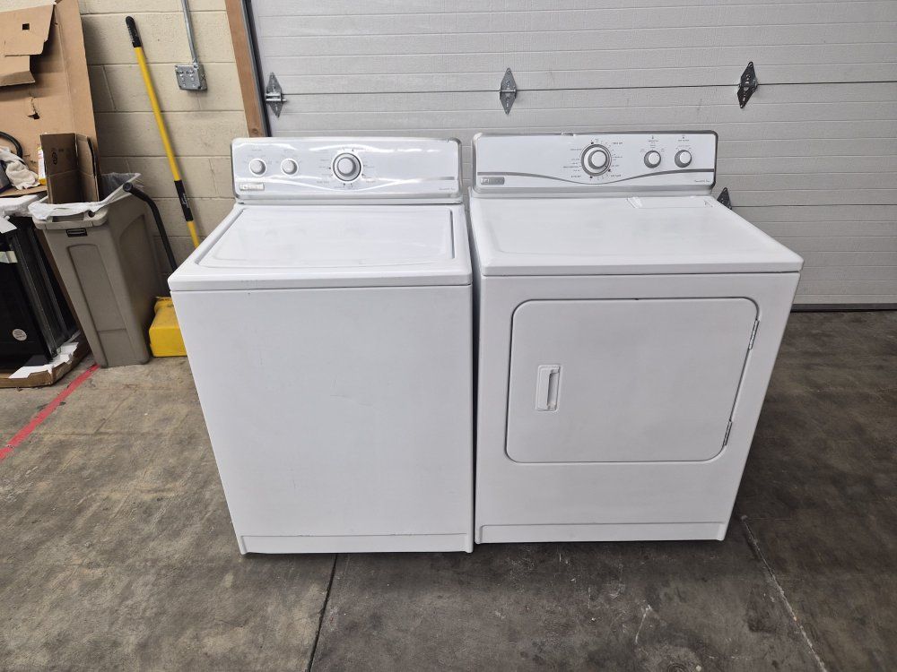 MAYTAG  SET  WASHER AND   ELECTRIC DRYER FREE  DELIVERY !