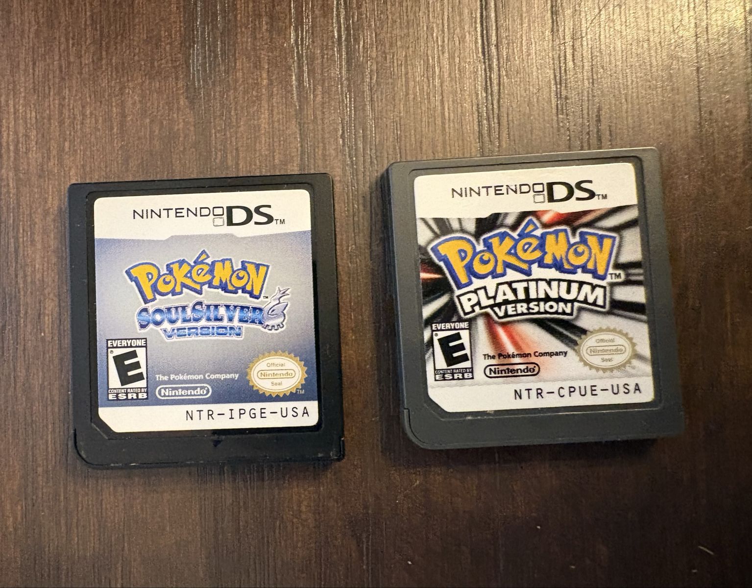 Pokemon Soulsilver and Platinum for Nintendo DS/3DS