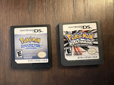 Pokemon Soulsilver and Platinum for Nintendo DS/3DS