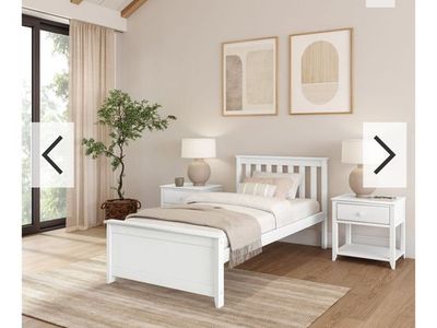 Twin Bed Frame ( Plank + Beam)