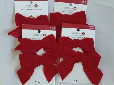 Velvet Bows, Gifts, Christmas, Valentine's