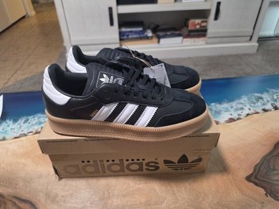 Adidas Samba OG Shoes - Men's Black/White, Size 10.5 - New with Tags