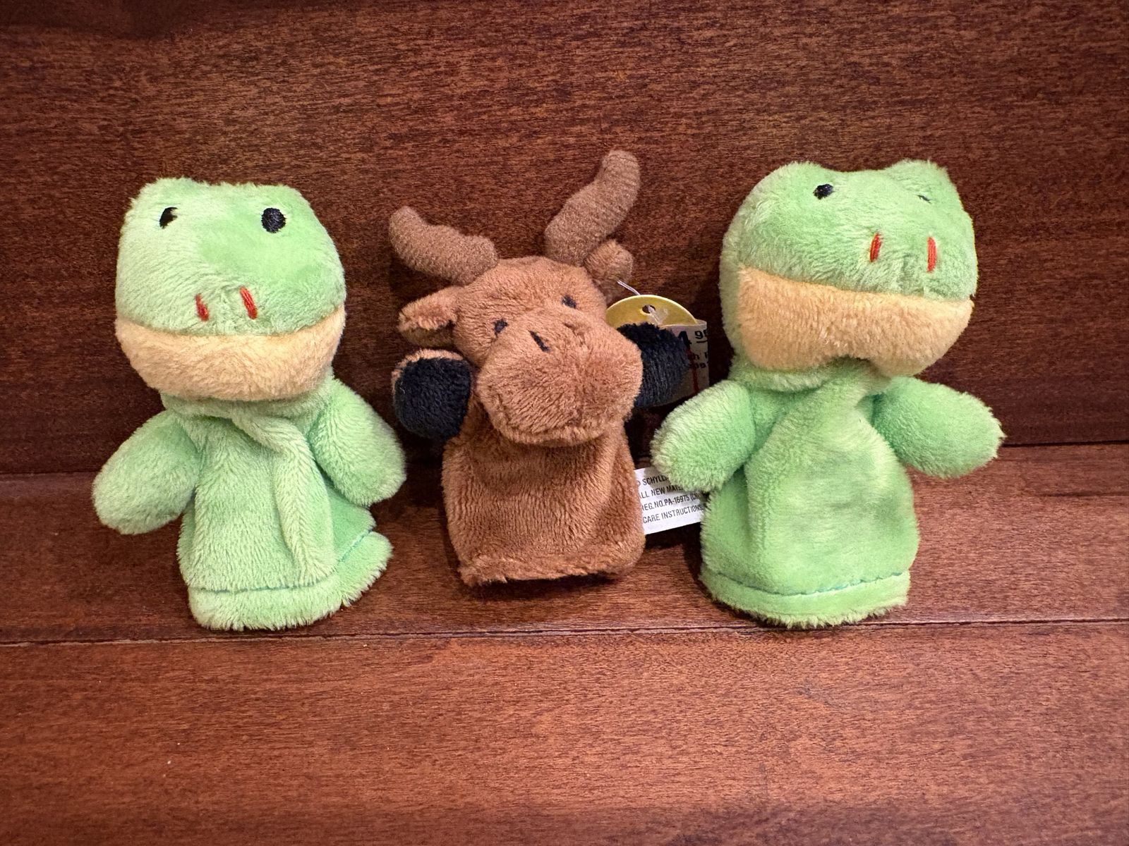 3 New Plush Finger Puppets