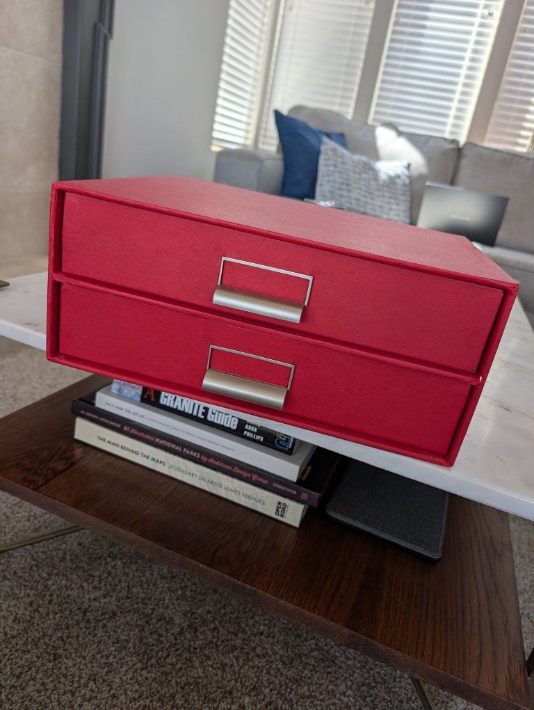 Container Store desk paper drawers