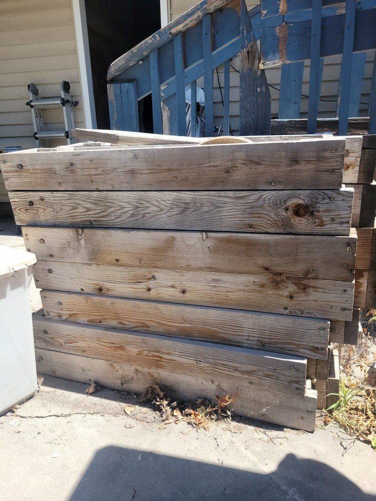 wood forms for garden boxes
