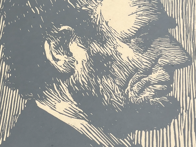 Rare Abraham Lincoln Woodcut